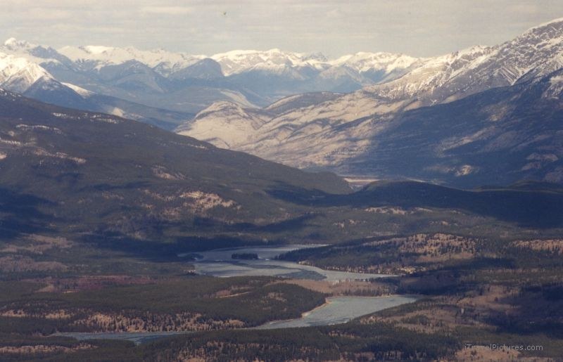 Jasper national park mountain river